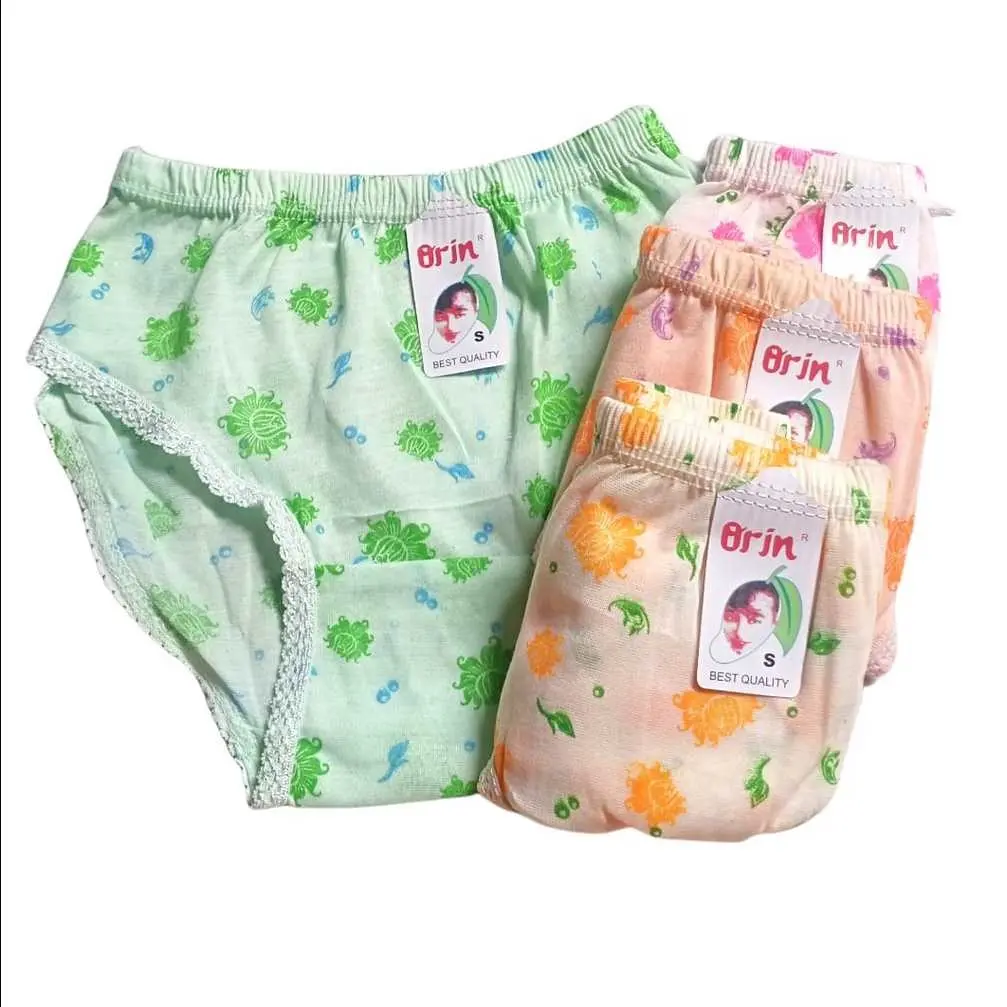 12 Pcs Celana Dalam Wanita Lusinan Cd Cewek Katun Motif Bunga Anak Remaja Dewasa Orin