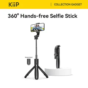 KiiP Selfie05 Portable Selfie Stick Integrated Tripod 70cm 360° Rotation