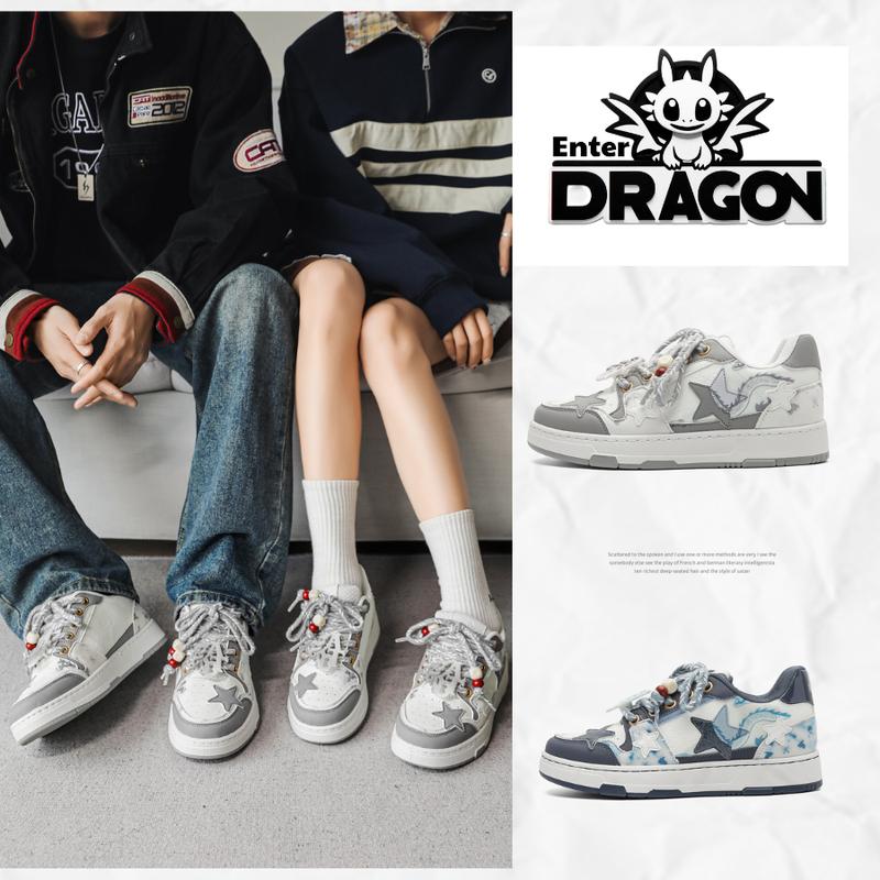 Enter Dragon x Huỳnh Anh Sneaker nam nữ Unisex Enter Jade Dragon phiên bản Ngọc rồng xanh Đi tăng lên 1 size so với size giày thông thường