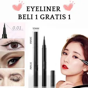 BELI 1 GRATIS 1 = 2pcs EYELINER PENSIL ALIS WATERPROOF
