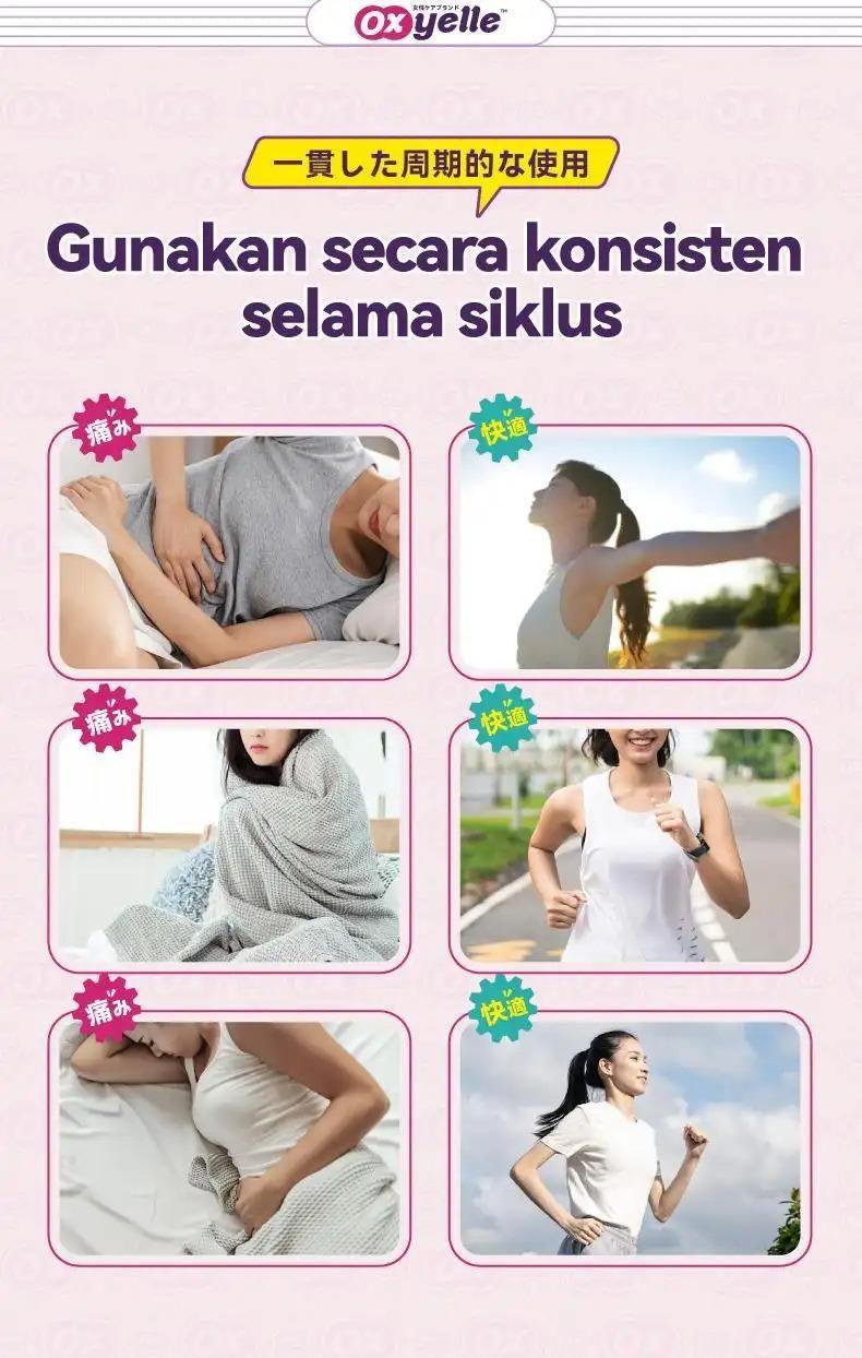 [Dijamin Original 100%]Oxyelle Gel Hangat Herbal yang Lembut & Nyaman – Perawatan Harian - 1PCS