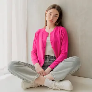 [ALLN Knitwear] Yora cardigan Polos Atasan Wanita Baju Nyaman