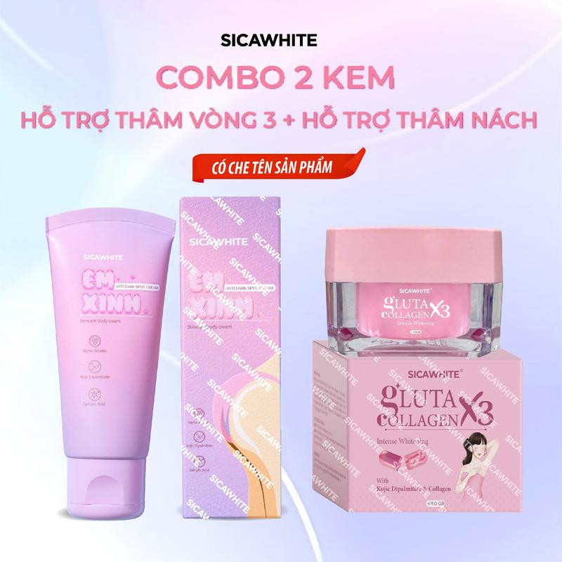 D83 Combo Kem Hỗ Trợ Mờ Thâm V3 + Mờ Thâm Nách
