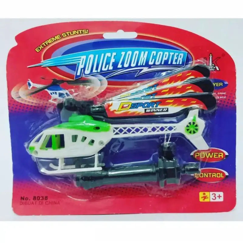 Mainan Helikopter Police Zoom Copter Bisa Terbang - Toys 2