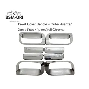 Paket Cover Handle + Outer Avanza/Xenia (1set =4pintu)full Chrome