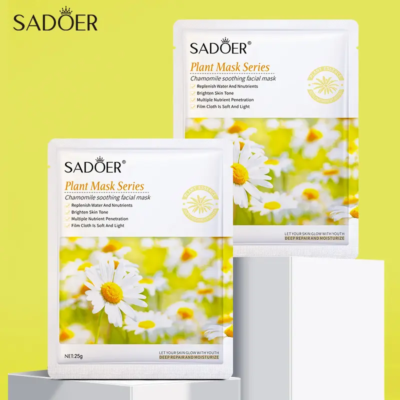 ADOER plant fruit facial mask moisturizing, moisturizing and skin beautifying facial mask tablet
