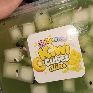 Jelly Cube Slime Watermelon Juice Kiwi Cube By Jellyverse