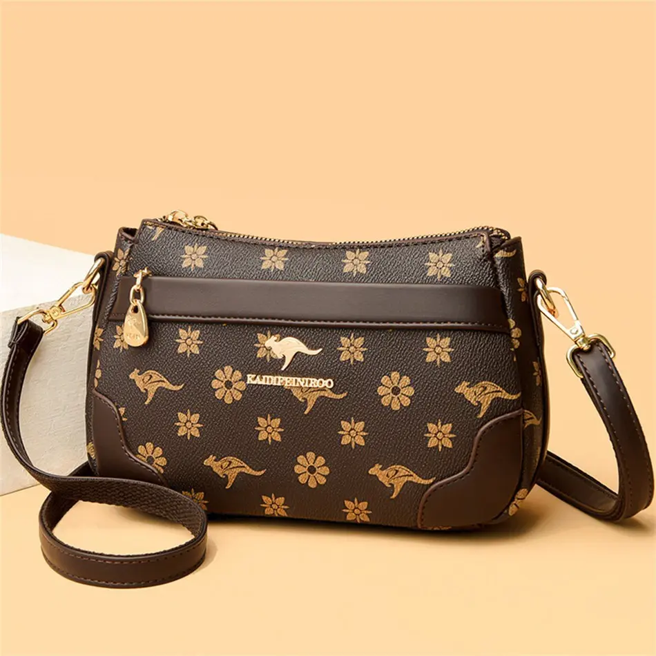 Tas Selempang Kulit Wanita Trendi Tas Bahu Kulit Perempuan Fashion Korea Tas Tangan Cewek Terbaru
