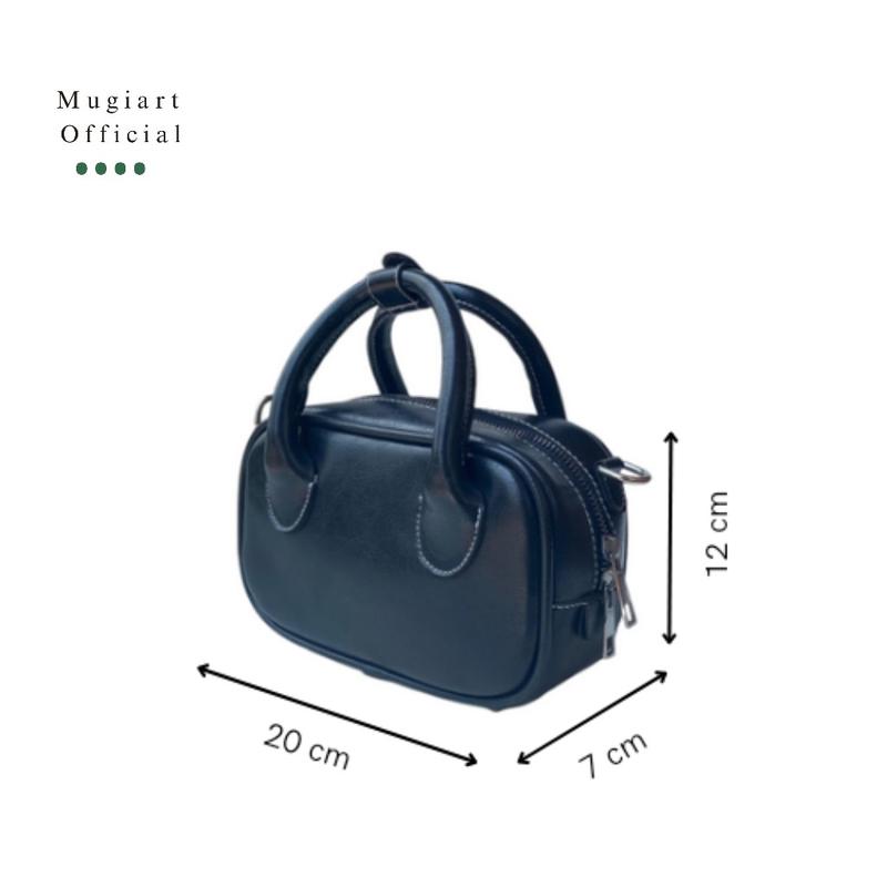 Product Introduction of Tas Wanita Mugiart Esme Vintage BLACK - Handbag Tas Slempang 6