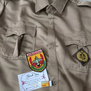 BAJU PRAMUKA PENGGALANG TANGAN PENDEK SMP/SMA BAHAN ELEMEN