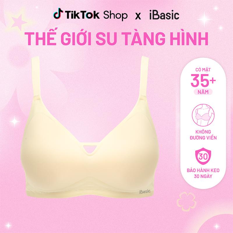 [Giá trải nghiệm 2xx] Áo ngực nữ su iBasic che mỡ lưng, mỏng, không lộ viền, không đường may, tàng hình BRAY105