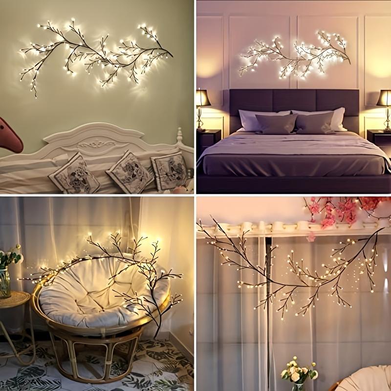 Product Introduction of New 1pc 96LED Tree Branch Light, For Desktop Wall Decoration, 8 Modes, USB Powered DIY Festive Tree Vine Light, Christmas Decoration Night Light, Halloween Decorations Lights Outdoor Ornaments 4