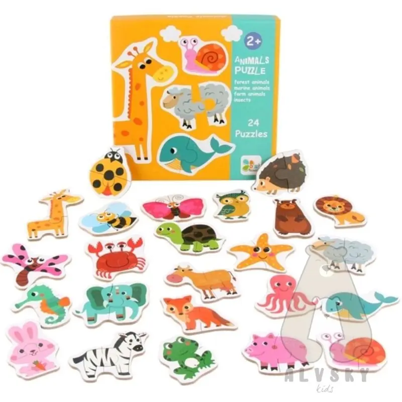 PUZZLE KAYU / JIGSAW PUZZLE / MATCHING PUZZLE LUCU Anak Games 2