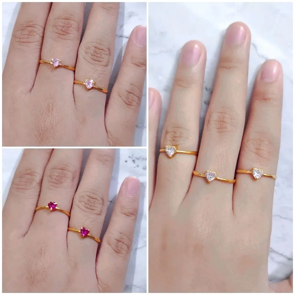 Cincin love  | berat 0,5gr | Royal jewelry
