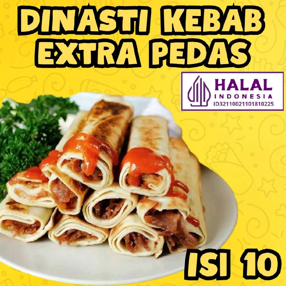 Dinasti Kebab - Kebab Mini Frozen Rasa Extra Pedas Enak, Fresh, Halal, Dan Sehat Food