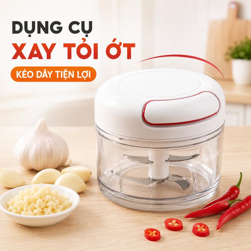 [ DEAL MỞ BÁN ] Dụng Cụ Xay Tỏi Ớt Đa Năng Cầm Tay Tiện Lợi, Giúp Dễ Dàng Xay Nhỏ Các Loại Hành, Tỏi, Ớt,...