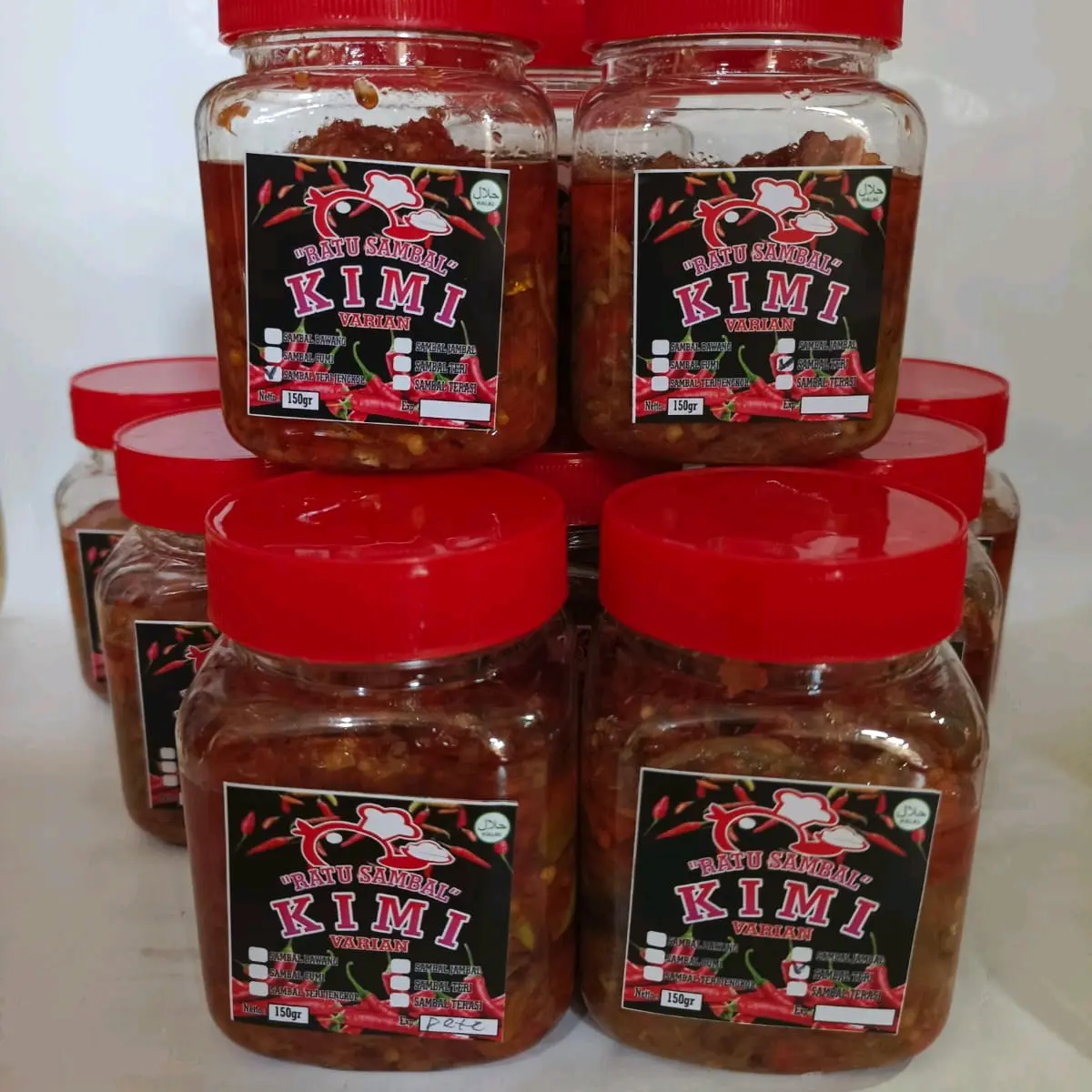 Sambal Cumi Pedas,Teri Medan.