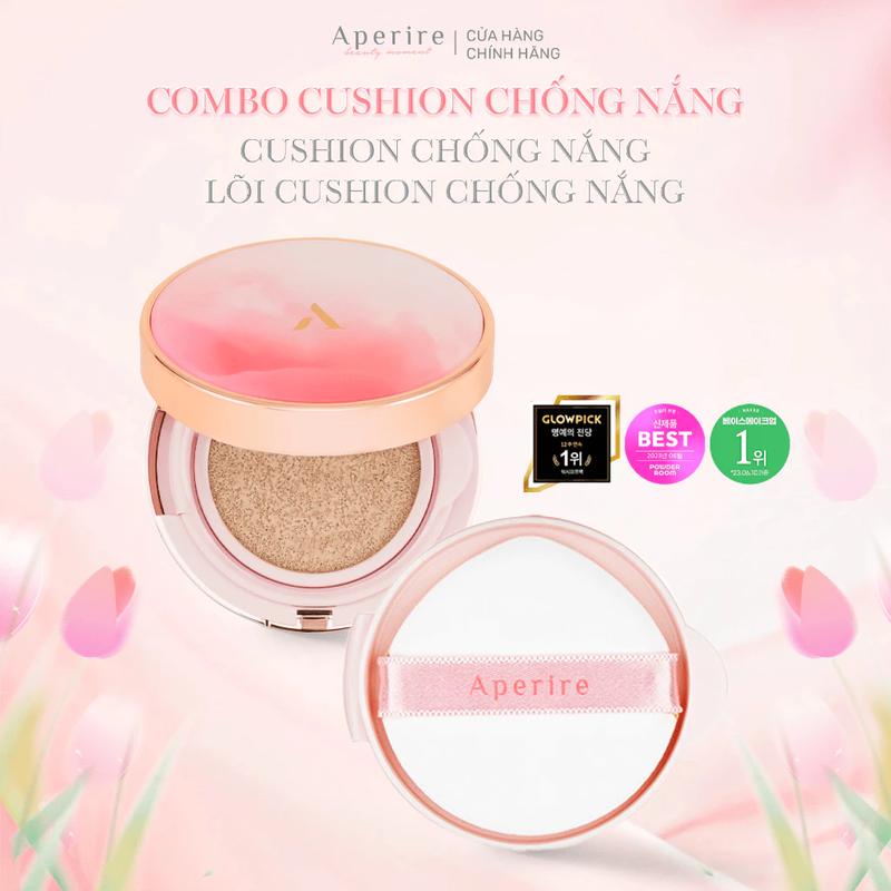 Phấn nước Cushion Aperire Day Dream Chống Nắng Che Phủ Hoàn Hảo Hàn Quốc