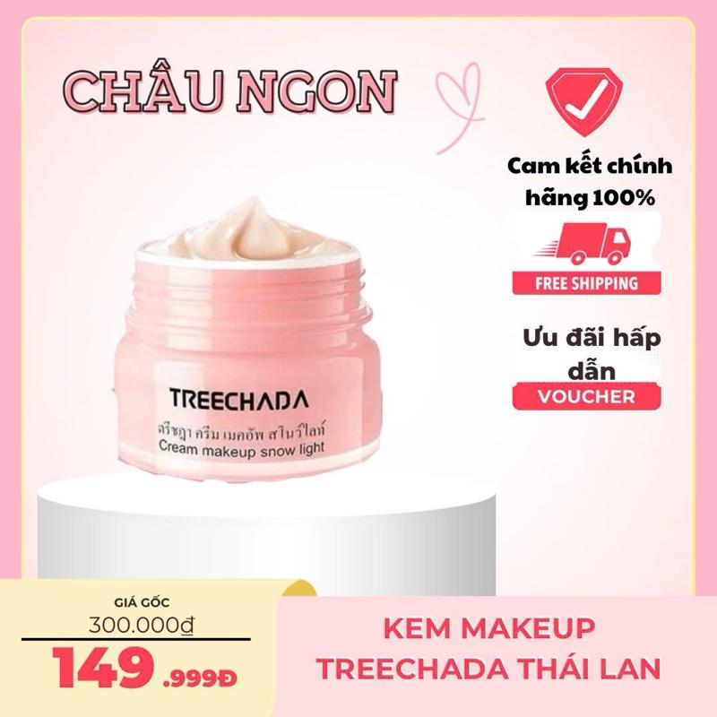 Kem nâng tông da Treechada kem lười trang điểm kem makeup thái lan,Trang điểm cho không biết makeup