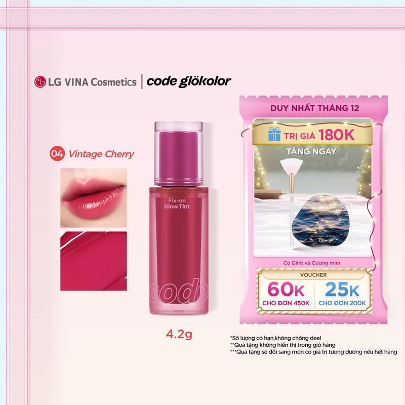   LG Makeup VN  Son kem lì mịn mờ Code Glokolor Fix-on Primer in Tint 4.7g 