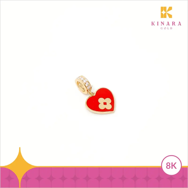 Liontin Gantung Variasi untuk Kalung/Gelang Yellow Gold 8K - Kinara Gold 3