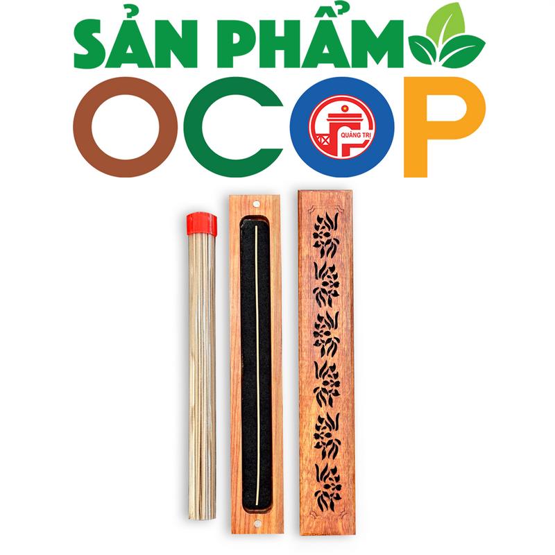  Nhang trầm hương Không Tăm chất lượng OCOP ISO 9001 Xưởng Mộc Việt - Ống nhựa khoảng 90 cây nhang 