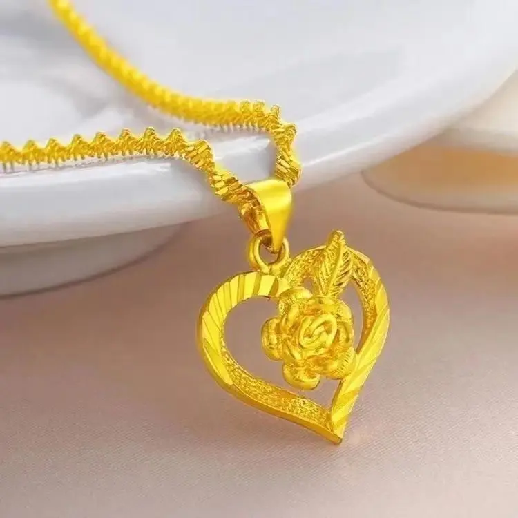 Vòng Cổ Nữ, Thiết Kế Hoa Hồng Tình Yêu, Dây Chuyền Xương Đòn, Vòng Cổ Đơn Giản, Mặt Dây Chuyền Khí Quyển, Đồ Trang Sức, Thích Hợp Làm Quà Tặng Sinh Nhật Và Ngày Lễ Voi Women