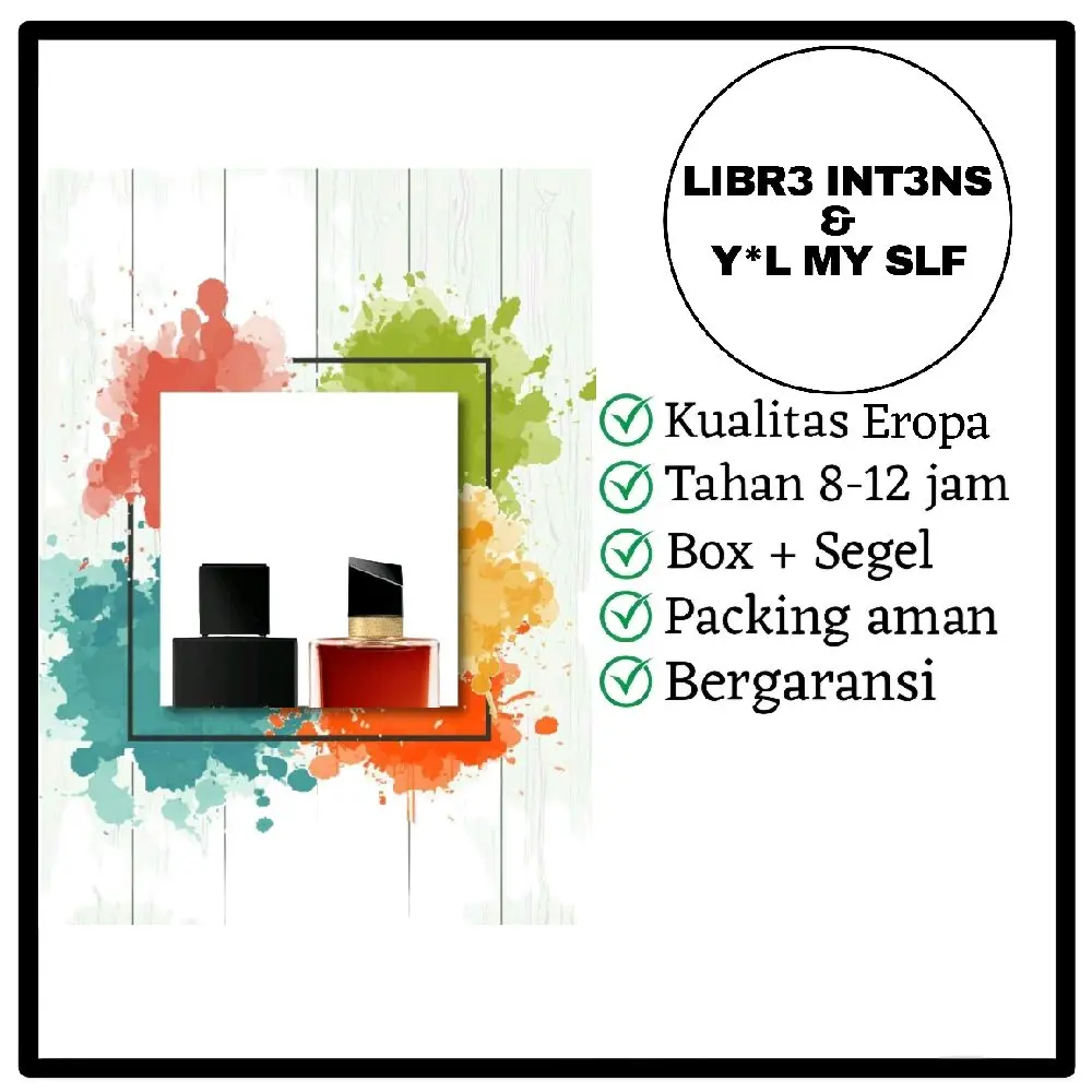 SALE PARFUM YESLONG LIBR4 INTENS & MY SLF 100ML EDP + BOX