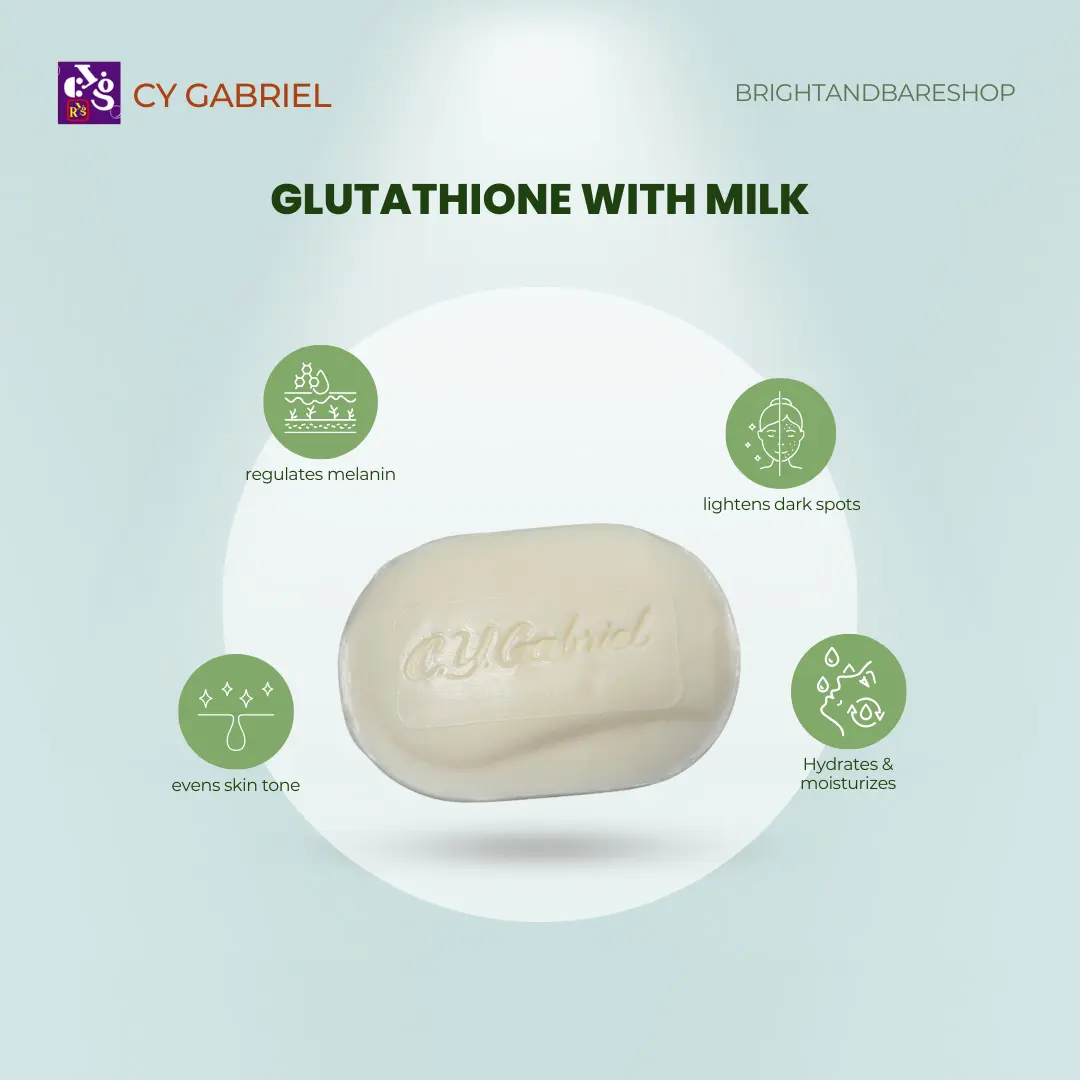 CY Gabriel Glutathione with milk 60g x 6pcs whitening soap skin brightening soap smooth skin glowing skin effective whitening soap - TikTok Shop Philippines CY Gabriel Glutathione with milk 60g x 6pcs whitening soap skin brightening soap smooth skin glowing skin effective whitening soap - TikTok Shop Philippines