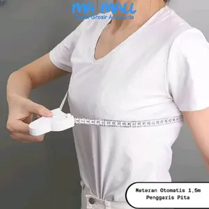 Meteran Badan 150 cm Otomatis Meteran Gulung Kain 150 cm B55