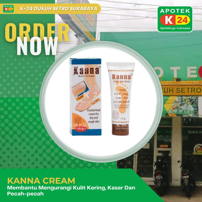 KANNA CREAM LEMBUT 15 GRAM,30 GRAM (PER TUBE) - PERAWATAN 4