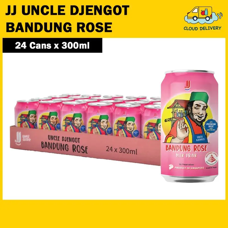 Jia Jia Uncle Djengot Bandung Rose (24 x 300ml)