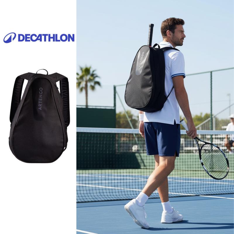  Balo Tennis Pickleball 100 BP Túi Bên Ngoài Bảo Vệ Vợt Kích Thước 48x22,5x14,5 Chuyên Dụng Cho Thể Thao Dùng Vợt - Đen 8581375 