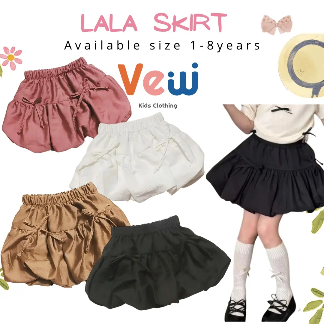 VEW - LALA SKIRT - Rok Balon Anak Perempuan| Rok anak Korean style