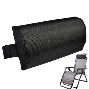 Pool Lounge Chair Pillows Ledge Lounger Pillow with Strap Universal Removable Camp Terrace Lounge Chair Lunch Break Rest Pillow - as shows 2pcs