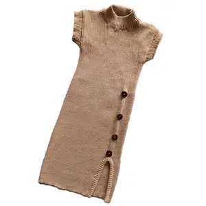 (Oktober Murah) - Baju Rajut Dress CURLY Anak Perempuan Lucu Usia 3-5 Tahun Lengan Pendek - Atasan Dress Rajut Anak Cewek - Fashion Korean style - Baju Anak Cewe lucuu