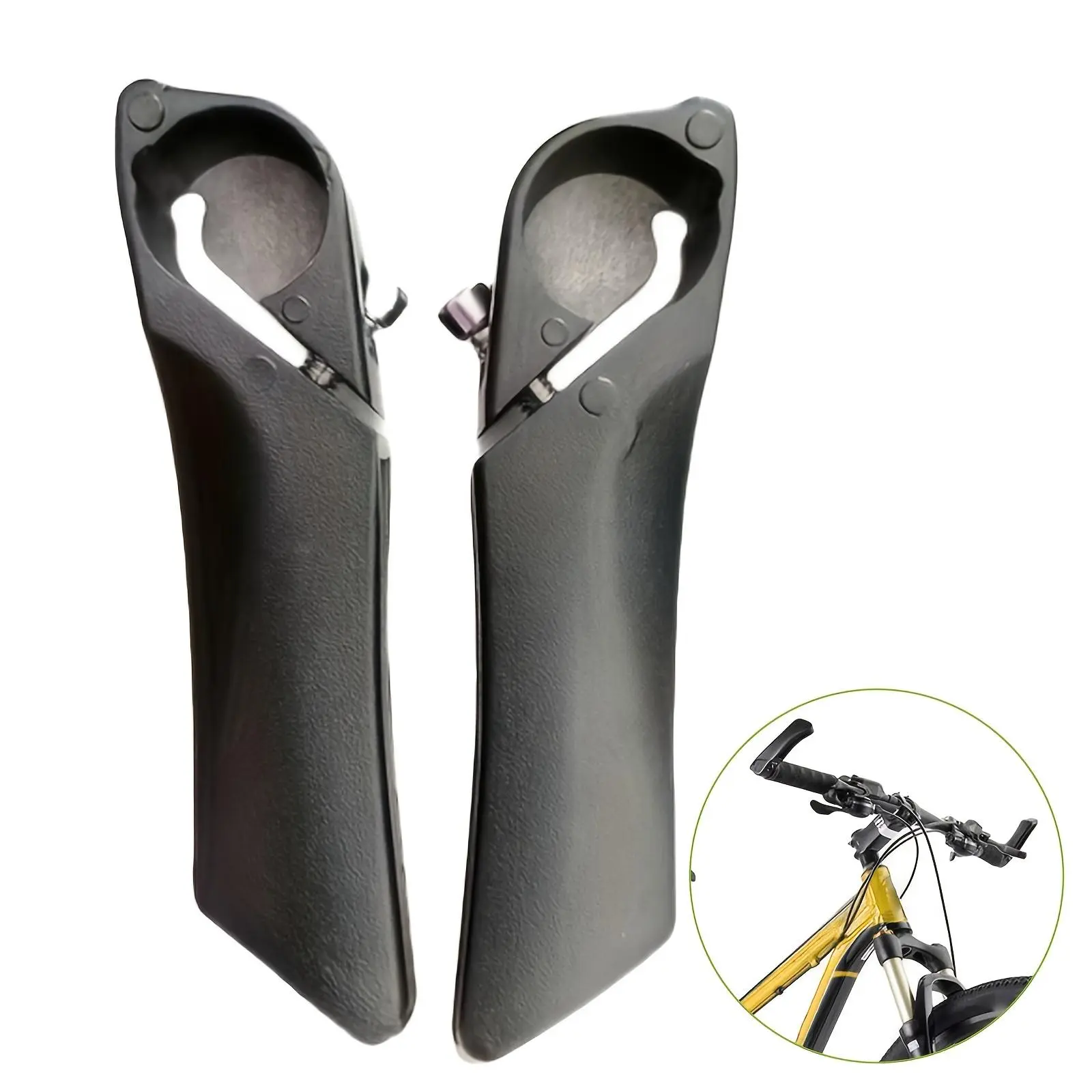 Bicycle Handlebar Cover, 2 Counts/set Bicycle Handlebar Grip, Anti Slip Bicycle Grip, Mountain Bike Anti Slip Shock-absorbing Handlebar Cover