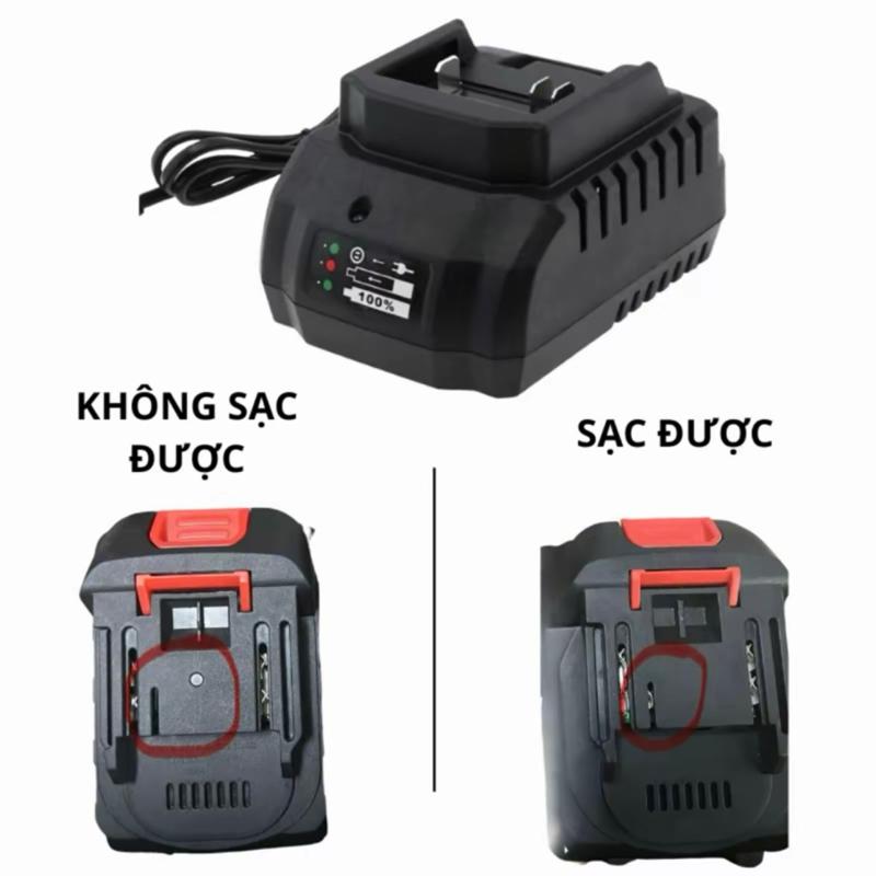 Sạc nhanh 21V - 2A cho pin 10, 20, 30Cell chân phổ thông, sạc cho pin máy khoan, máy bắn vít, máy rửa xe
