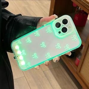 Funda para Teléfono de LED Vibrante para iPhone 17-11 Pro/max/plus, Cubierta Protectora Estilosa, Diseño Único para Uso Diario