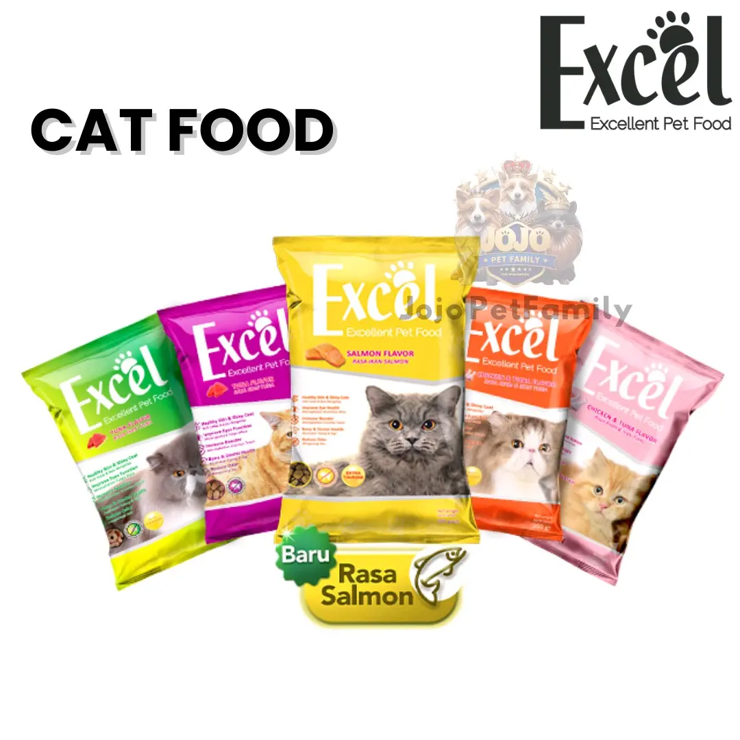 EXCEL | MAKANAN KUCING - CAT FOOD 500 GR