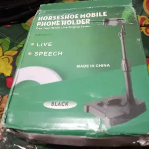 2IN1 Standing Holder Ponsel Penyangga Stand Siaran Langsung Untuk Berputar Menonton Video Stand Tablet Ponsel Multifungsi