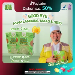 Nutriflakes Paket 2 Box Sereal Umbi Garut Membantu Meredakan Asam Lambung dan Gerd [BISA COD] Food Oatmeal Cereal Granola