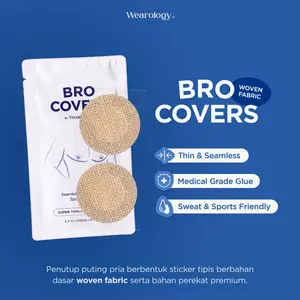 Bro Covers / Penutup Puting Pria / Nipple Covers for Men - Wearology