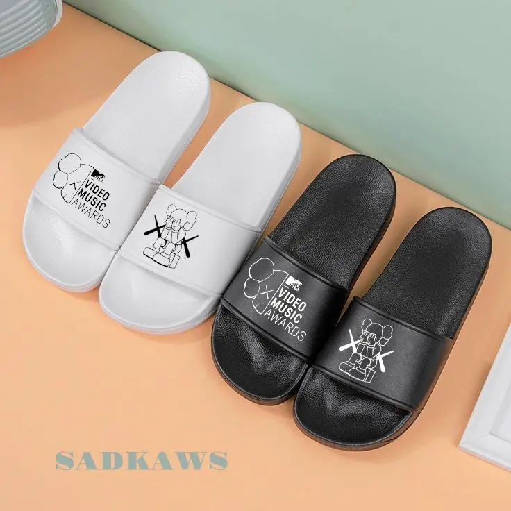 Sandal Karet Jelly Wanita Unisex/Couple SADKAWS Lapis Busah Tebal shoes cowok Sandal Flat jepit murah Cewek Sendal empuk
