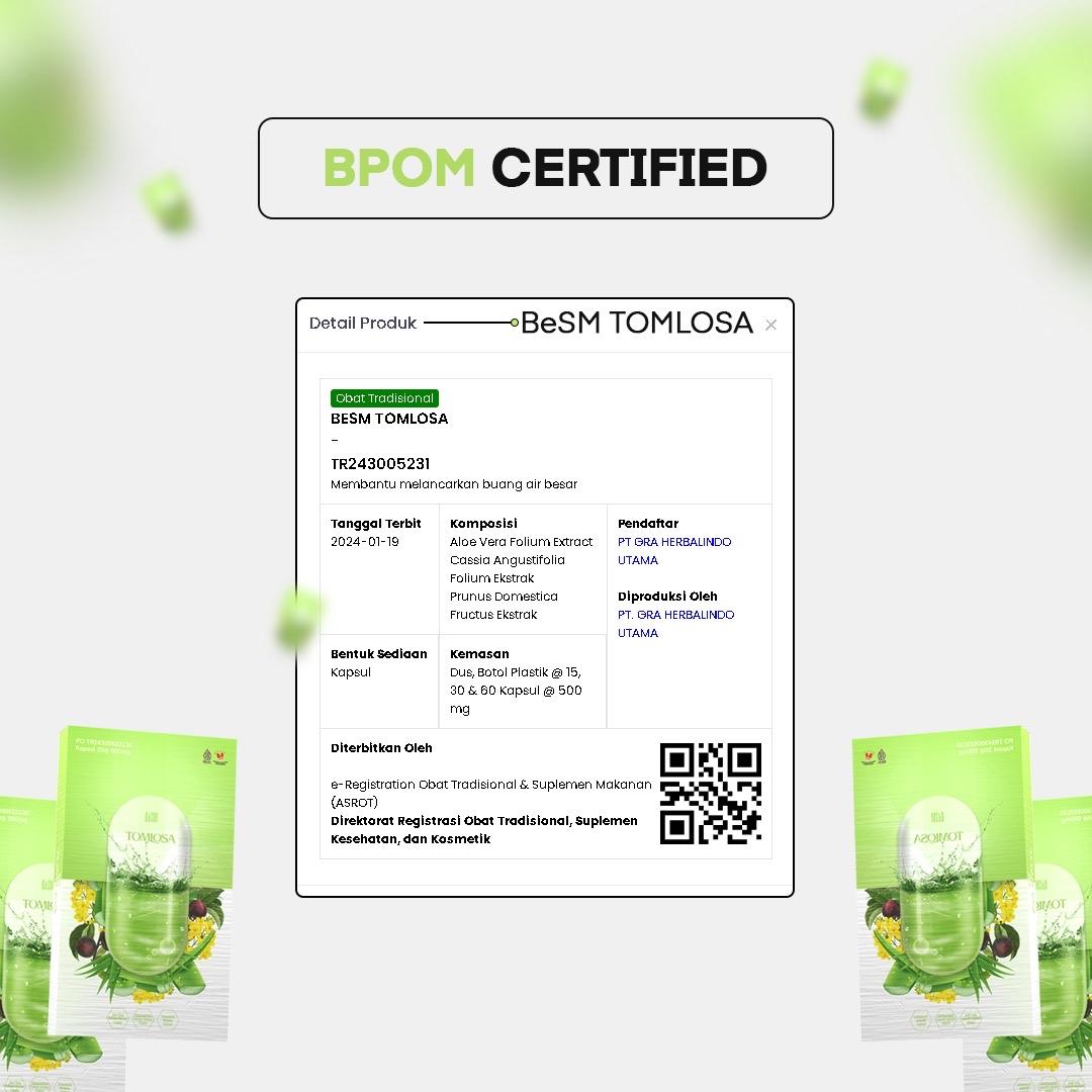 BESM | BESM TOMLOSA 1 PC OFFICIAL STORE