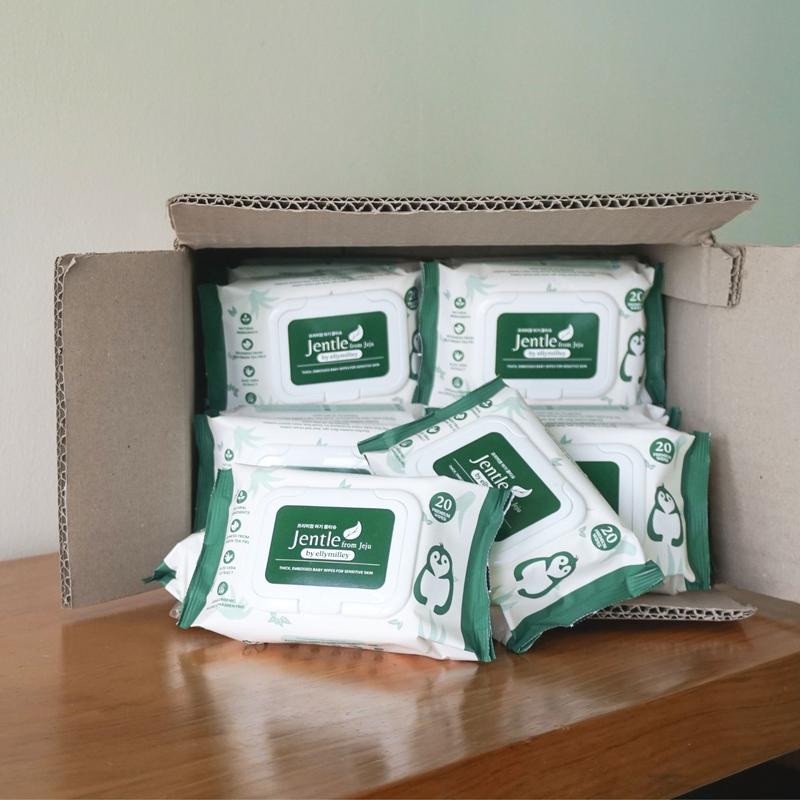 Jentle from Jeju Luxurious Baby Wipes Pocket-Friendly Mini Size  - 1 Packet 6