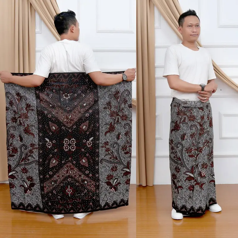 SARUNG BATIK GUS IQDAM/SARUNG BATIK PEKALOGAN/SARUNG BATIK MOTIF TERBARU/SARUNG BATIK DEKENGANE PUSAT/SARUNG BATIK PRIA DEWASA/ORI PREMIUM sarung  batik kain 0