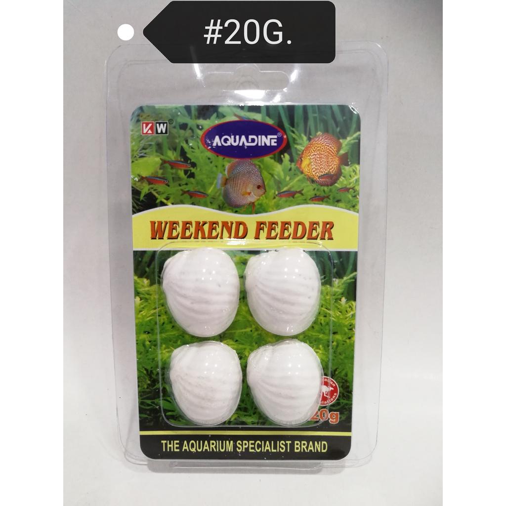 Aquadine Weekend Holiday Feeder Food 20gram Fish Aquarium Feed Makanan Cuti Ikan Akuarium