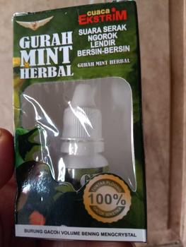 Product Review of Gurah mint serak volume penggacor burung berkicauVitamin suplemen burung berkicau from F**a S**a 1