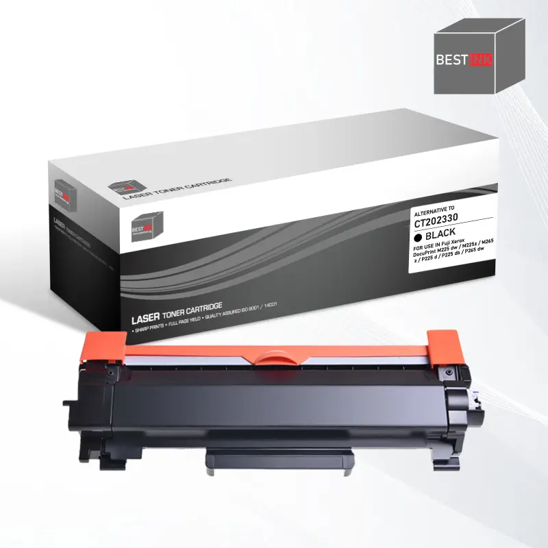 Bestink CT202330 High Yield Black Toner Cartridge for Fuji Xerox DocuPrint M225dw M225z M265z P225d P225db P265dw